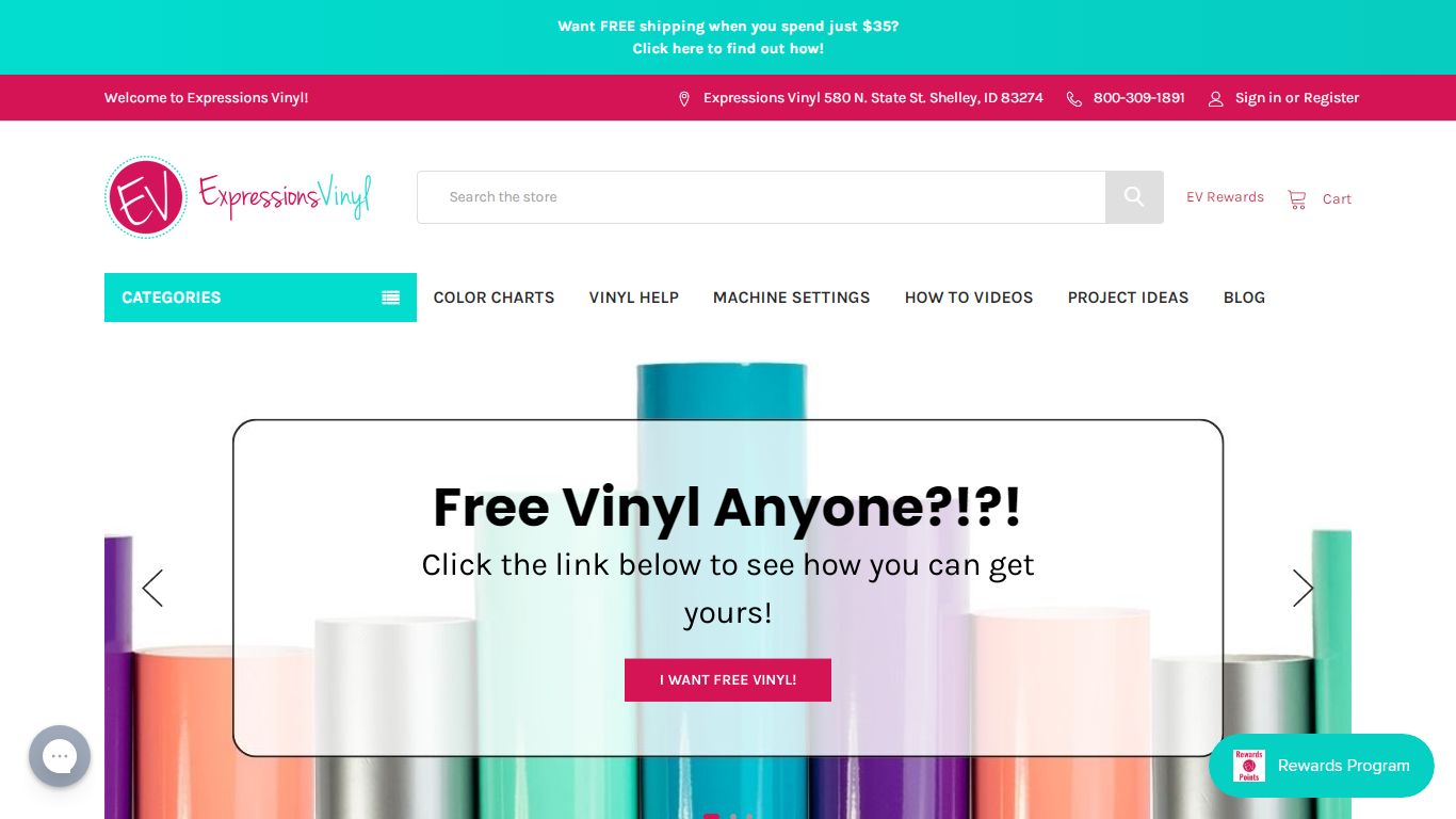 Cheap HTV, Adhesive, Cricut Craft Vinyl | Expressions Vinyl